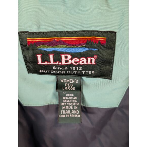 L.L. Bean Outdoor Outfitter Coat w/ Hide Away Hood Women's Size Large Regular - Picture 9 of 13